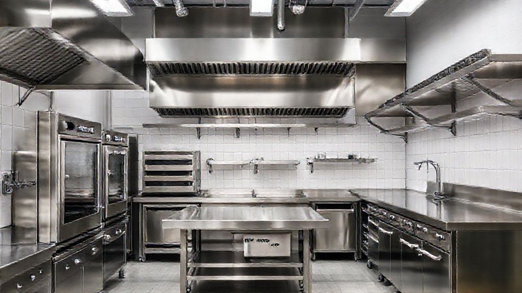 تجهیزات مدرن آشپزخانه صنعتی اهورا استیل