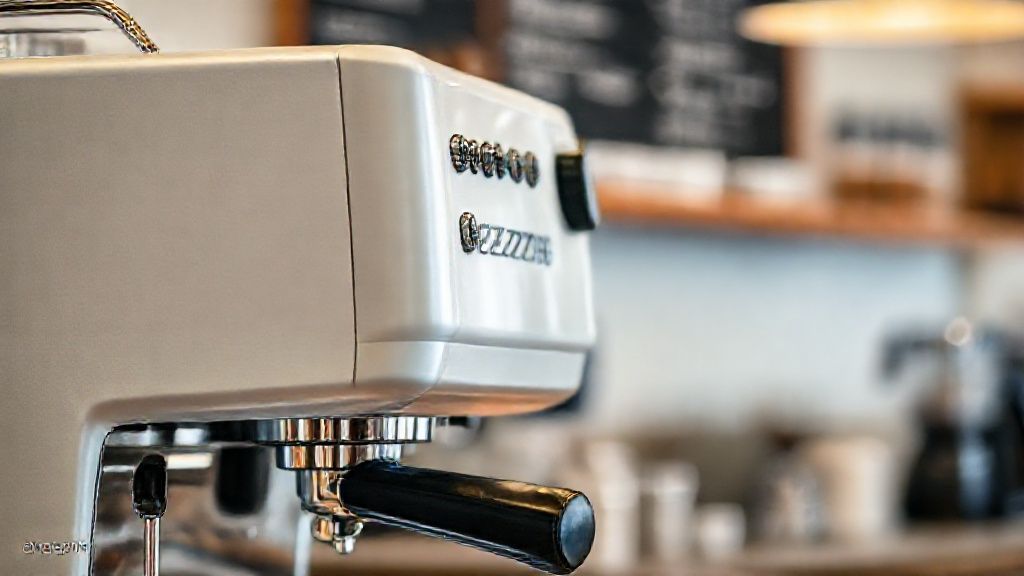 دستگاه اسپرسو بیزرا در محیط صنعتی