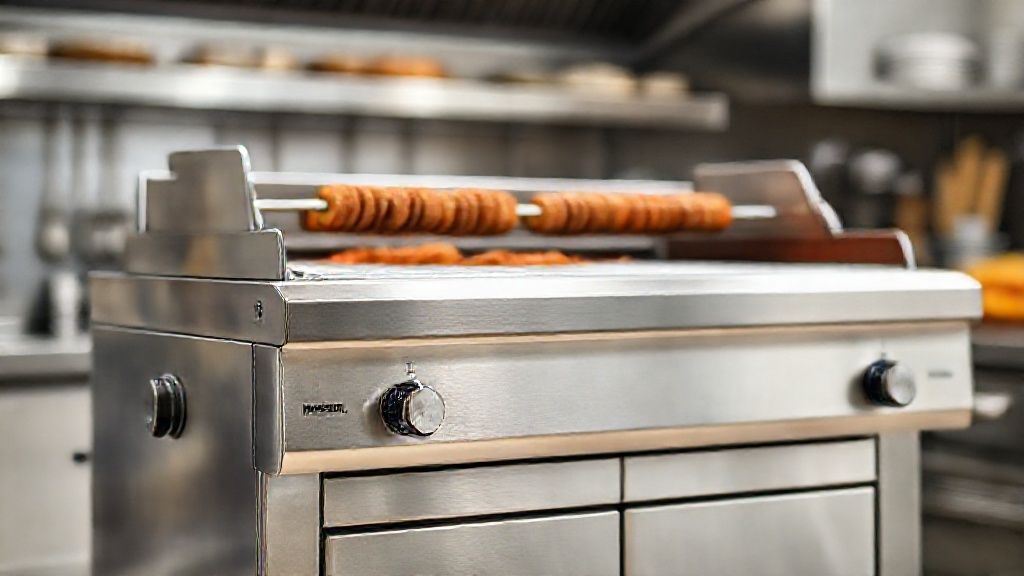 کباب پز تابشی مدرن استیل