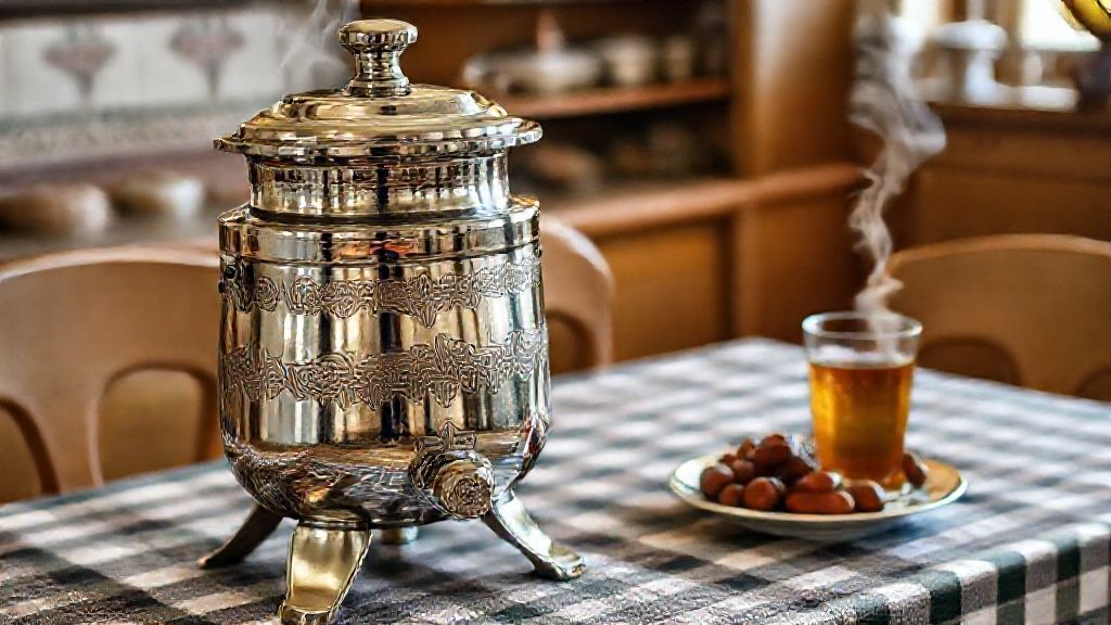 سماور گازی صنعتی استیل برای کاربردهای غذایی