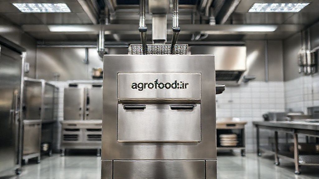 سرخ کن صنعتی مدرن در تبریز