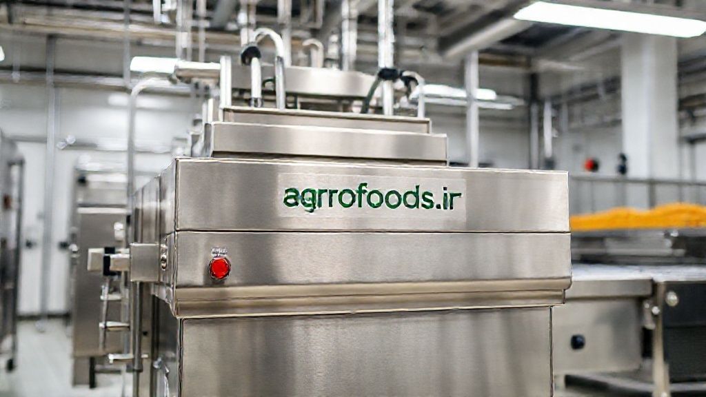 سرخ کن ریلی صنعتی در خط تولید مواد غذایی