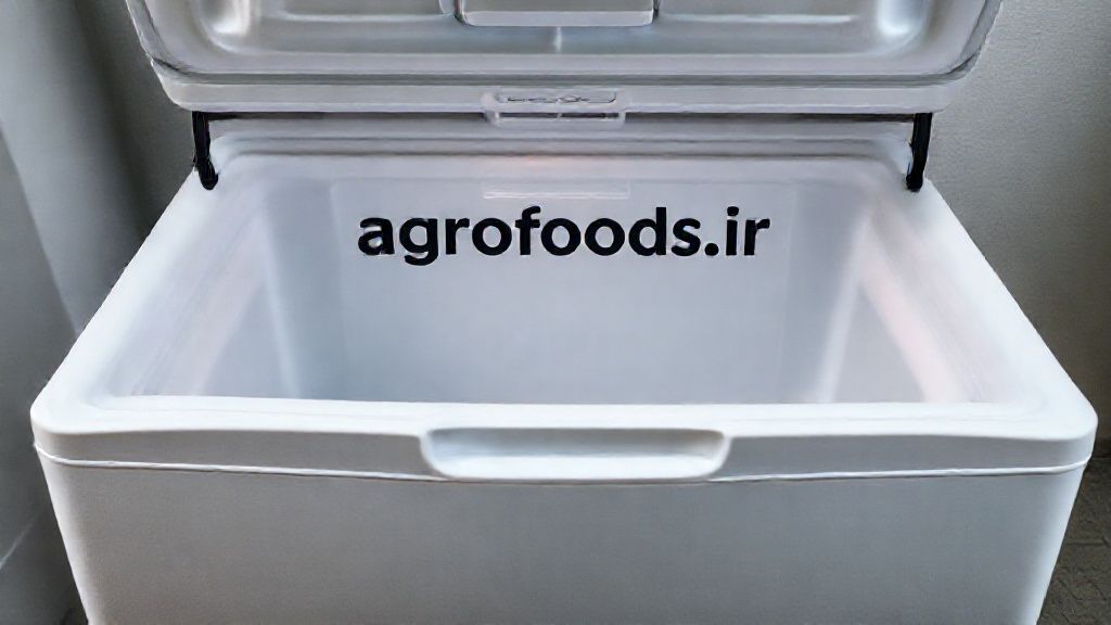 فضای داخلی و انجماد فریزر صندوقی صنعتی