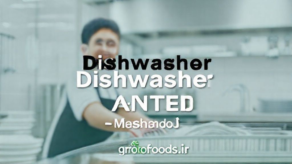 پوستر استخدام دیش واشر در مشهد