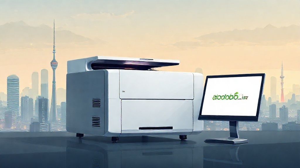 جت پرینتر لیزری در محیط صنعتی