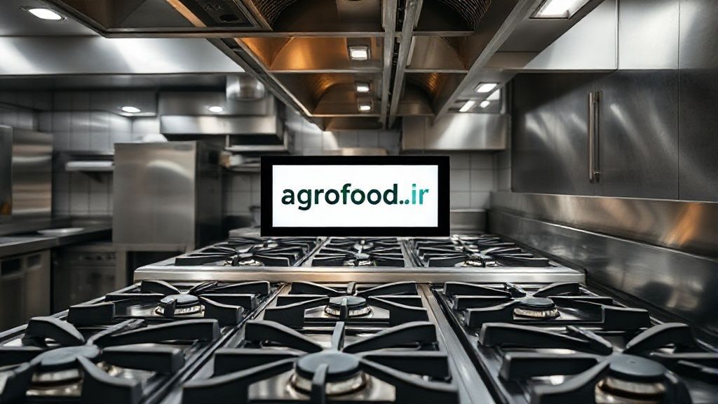 آشپزخانه صنعتی شلوغ در تهران