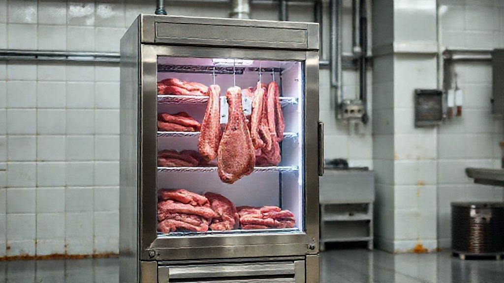 یخچال قصابی دست دوم در فضای صنعتی