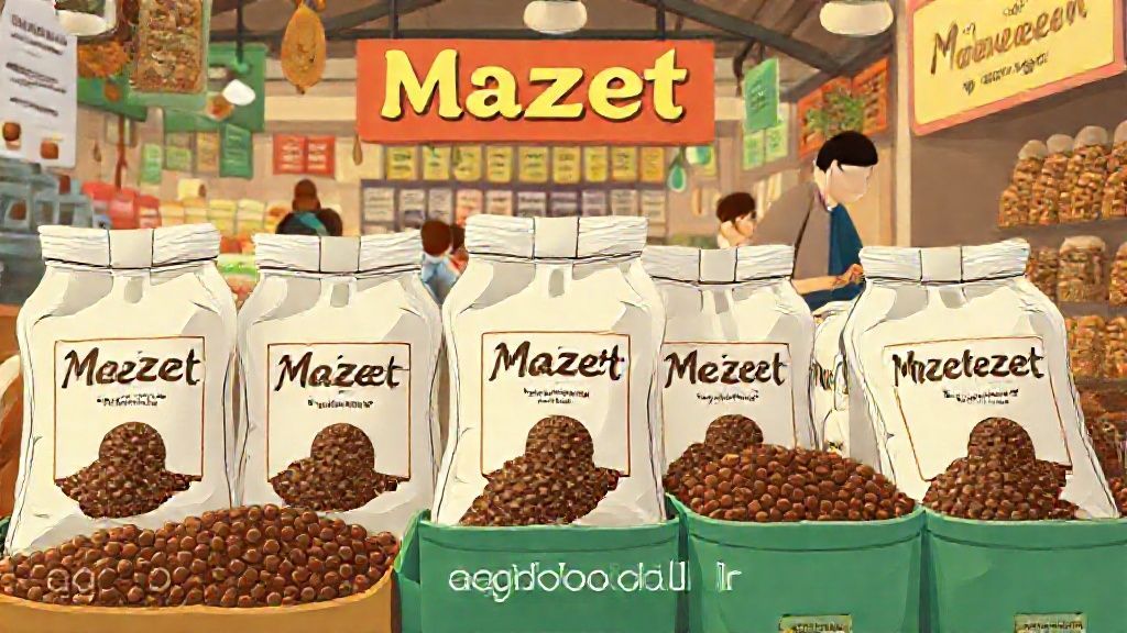 کیسه‌های قهوه مازت در بازار