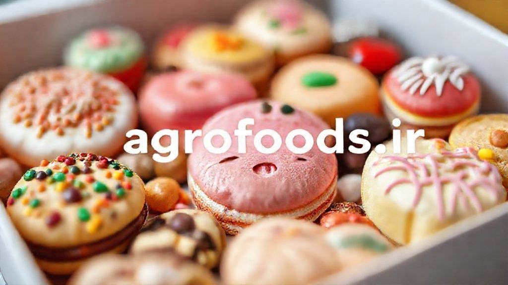 شیرینی‌جات رنگارنگ و خوش‌طعم