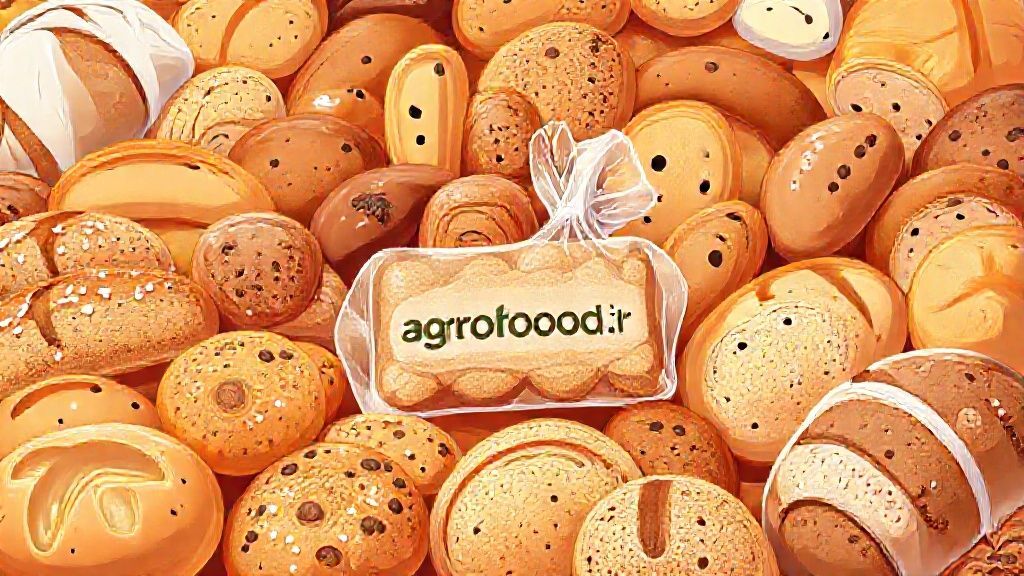 تصویری جذاب از انواع نان و شیرینی تازه