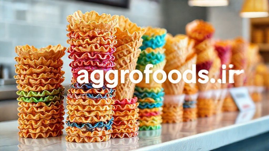 نان بستنی با کیفیت بالا برای تولید بستنی