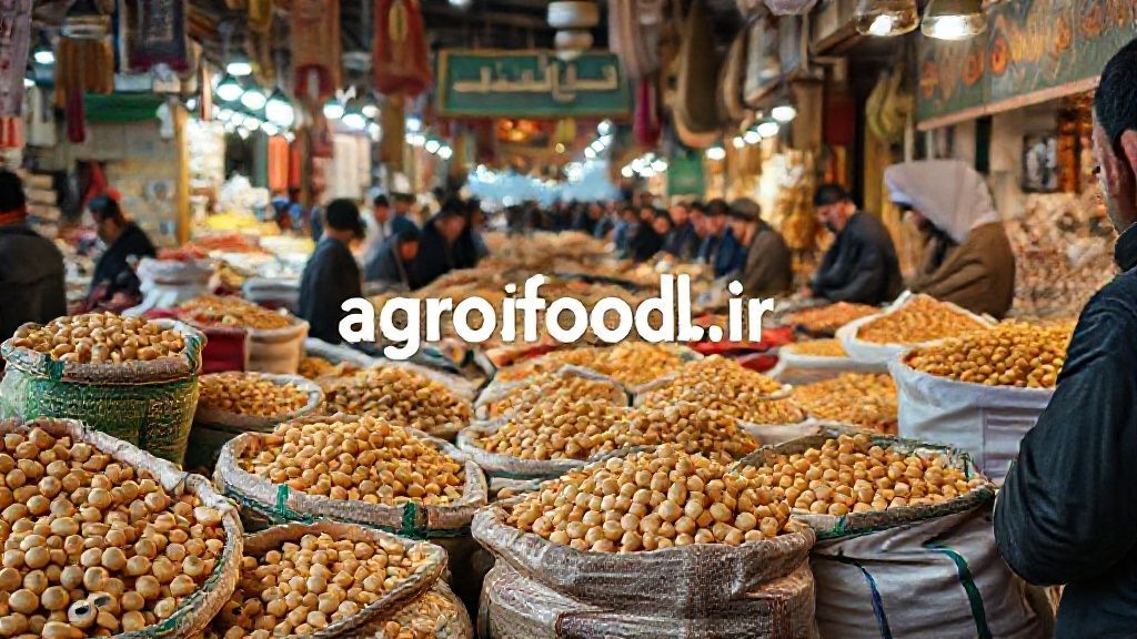 بازار پر جنب و جوش بادام زمینی در تهران