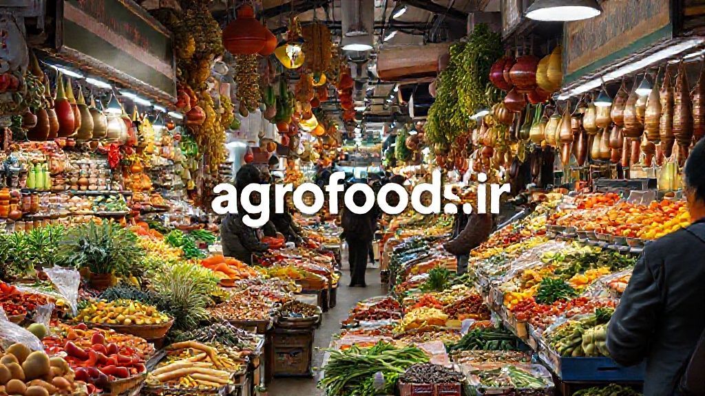 بازار پر جنب و جوش غذاهای بومی در تهران