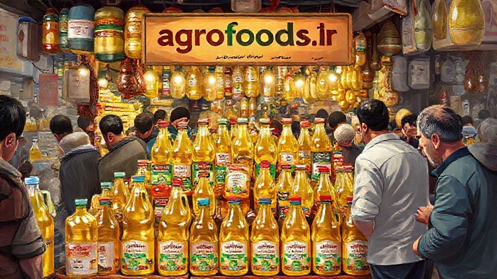 بازار شلوغ روغن قنادی در تهران
