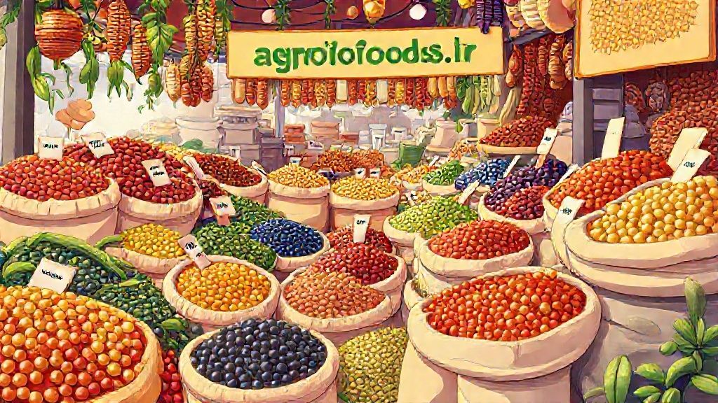بازار عمده فروشی حبوبات در ایران
