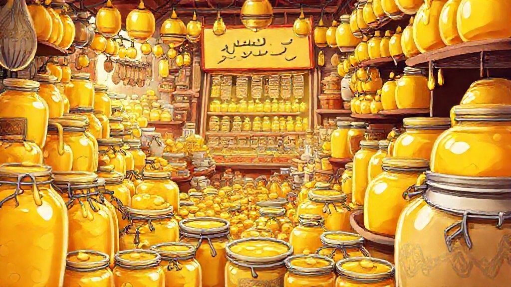 بازار شلوغ کرمانشاه با روغن حیوانی و محصولات محلی