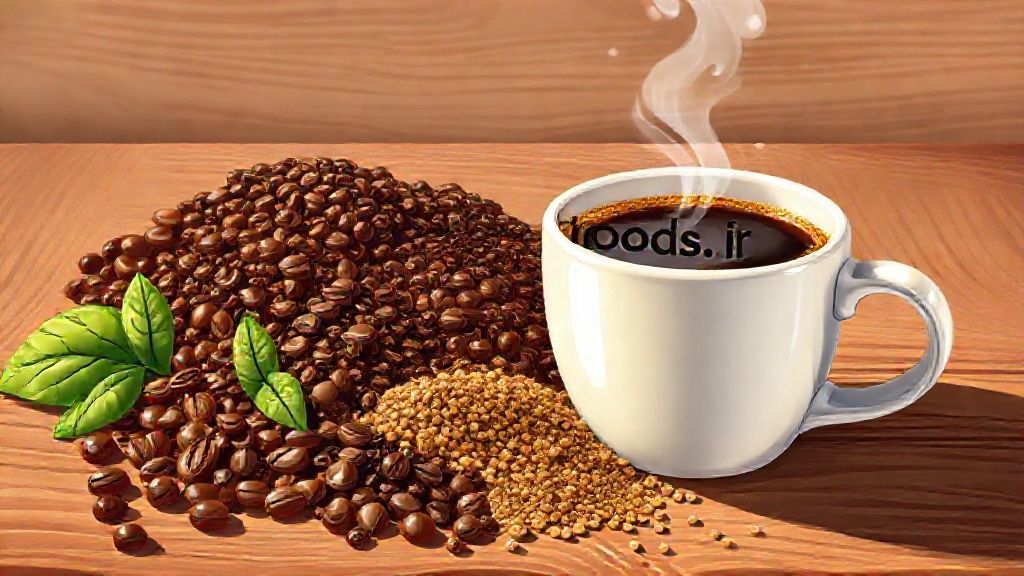 تصویری از انواع مشتقات قهوه