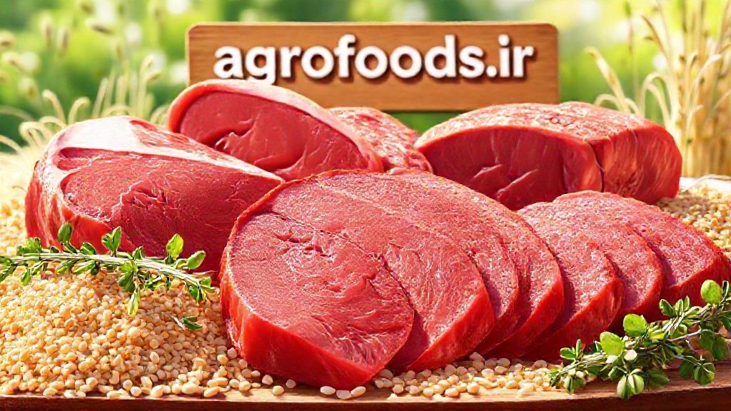 برش‌های گوشت جوانه با کیفیت عالی