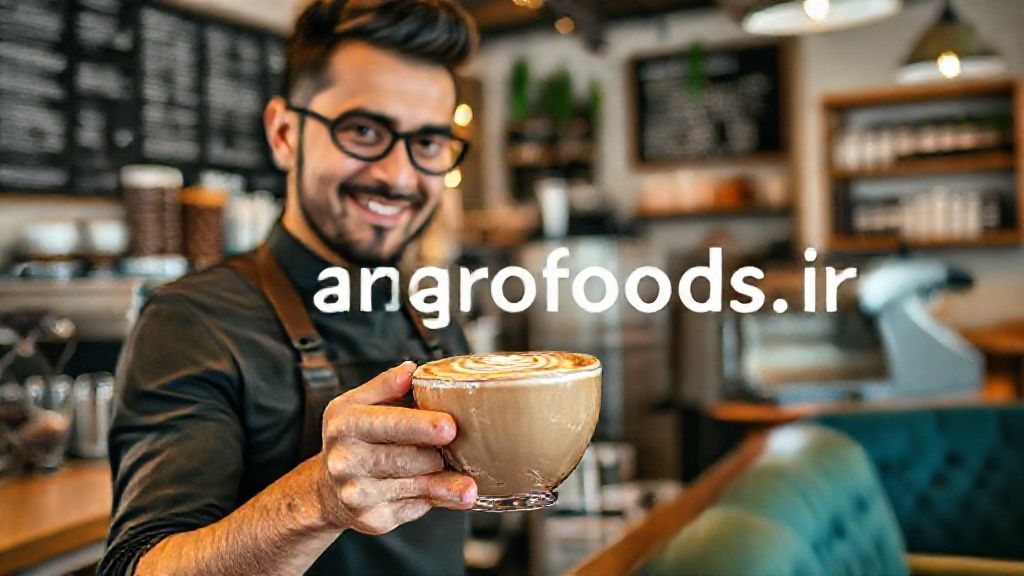 فضای داخلی یک کافه مدرن در مشهد