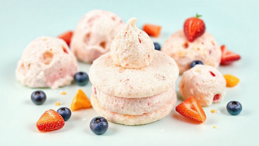 تولید صنعتی بستنی خشک و فرآوری آن