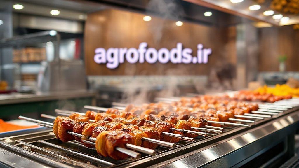 کباب پز تابشی مدرن در رستورانی در تبریز