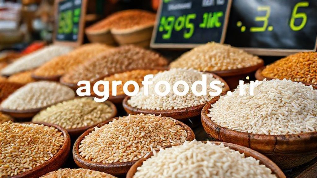 انواع برنج در کاسه‌های روستایی برای فعالان صنعت غذا