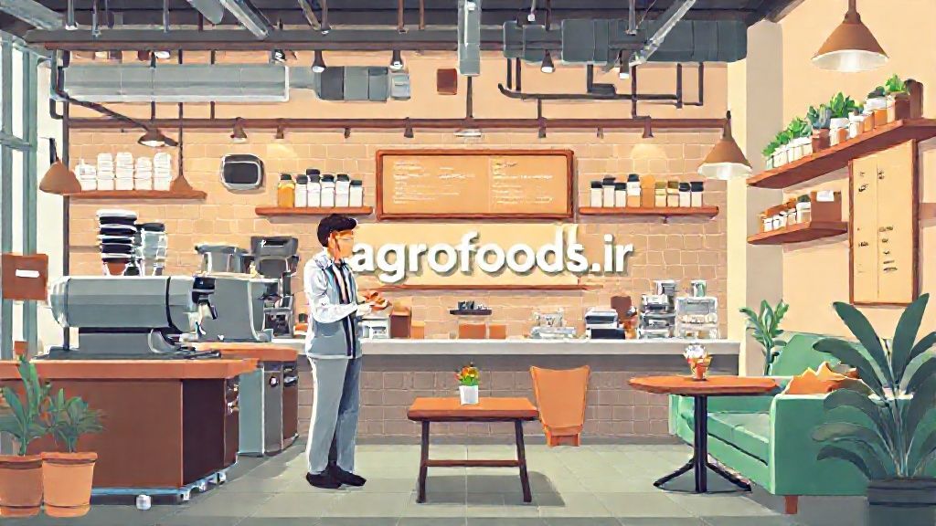 مشاور متخصص در حال راهنمایی برای طراحی کافه