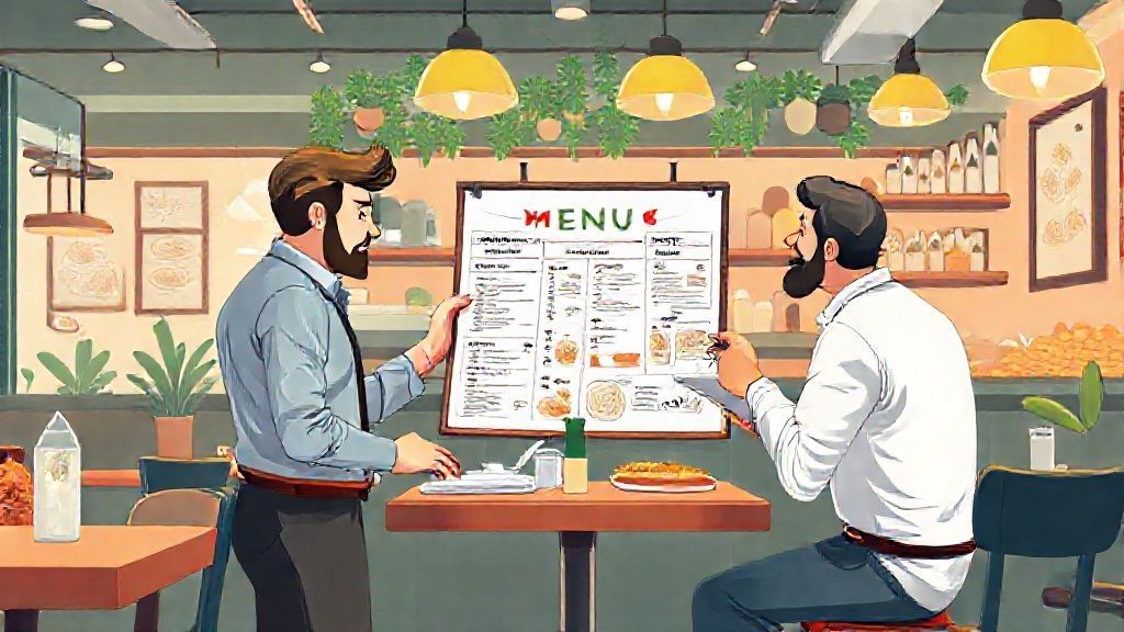 فرآیند پویا و خلاقانه طراحی منوی رستوران