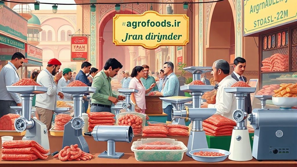 بازار پررونق خرید چرخ گوشت صنعتی در اصفهان