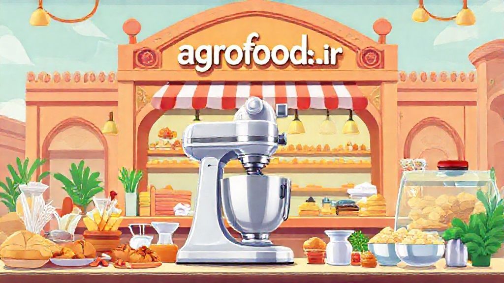 میکسر قنادی در یک کارگاه شیرینی پزی اصفهان
