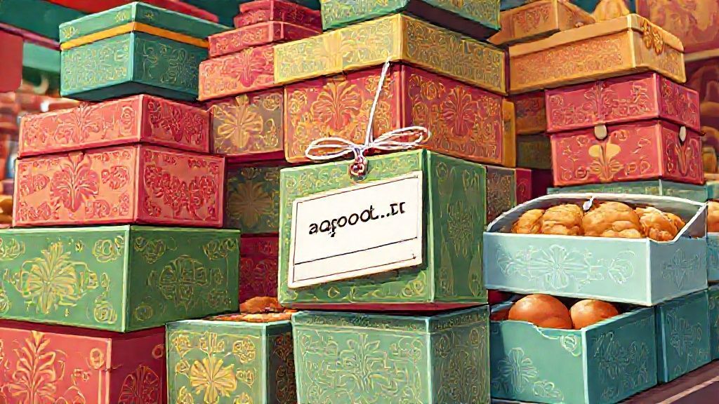 جعبه‌های شیرینی متنوع و شکیل برای بسته‌بندی محصولات