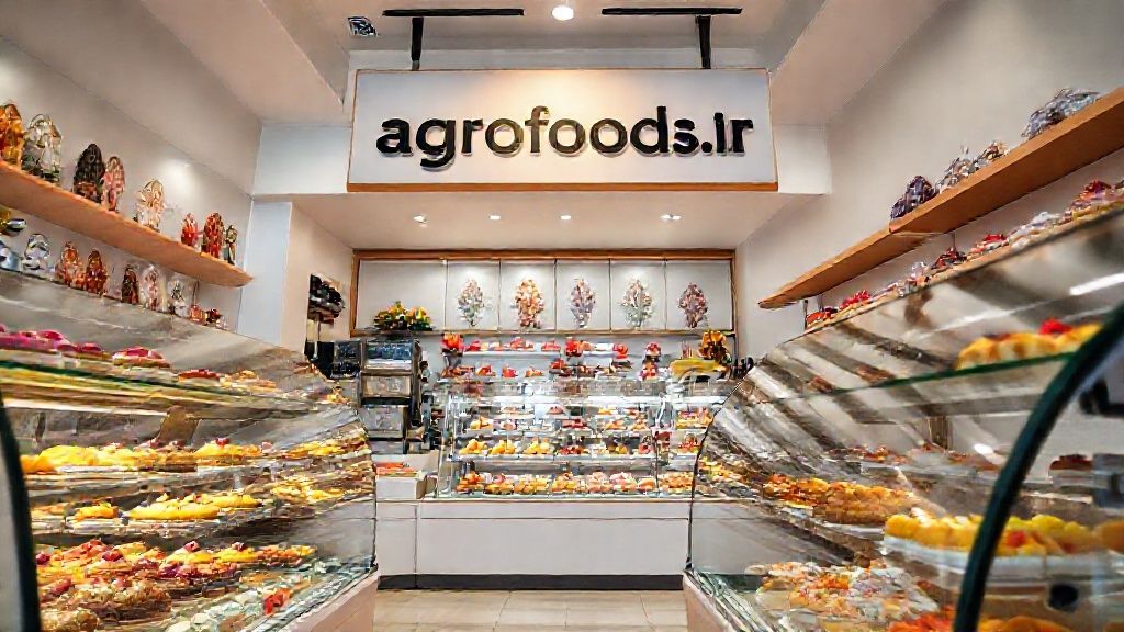 فضای داخلی مدرن یک قنادی در کرج