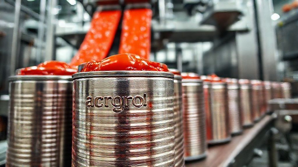 خط تولید کنسرو رب گوجه فرنگی