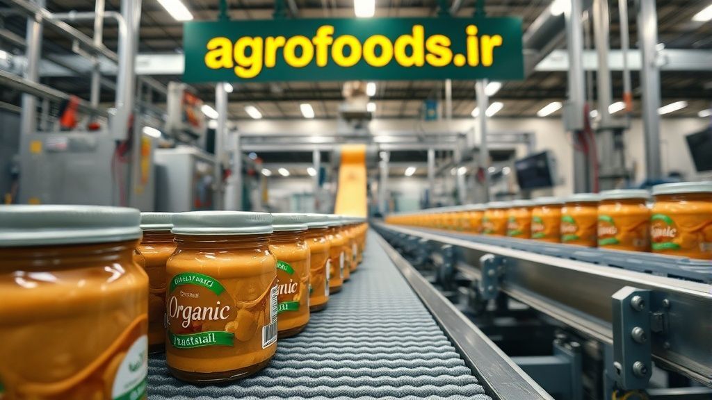 خط تولید صنعتی کره بادام زمینی در حجم بالا