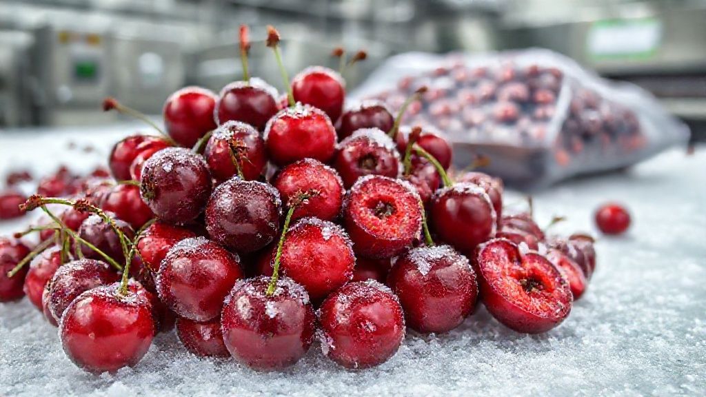 آلبالو منجمد تازه و آبدار