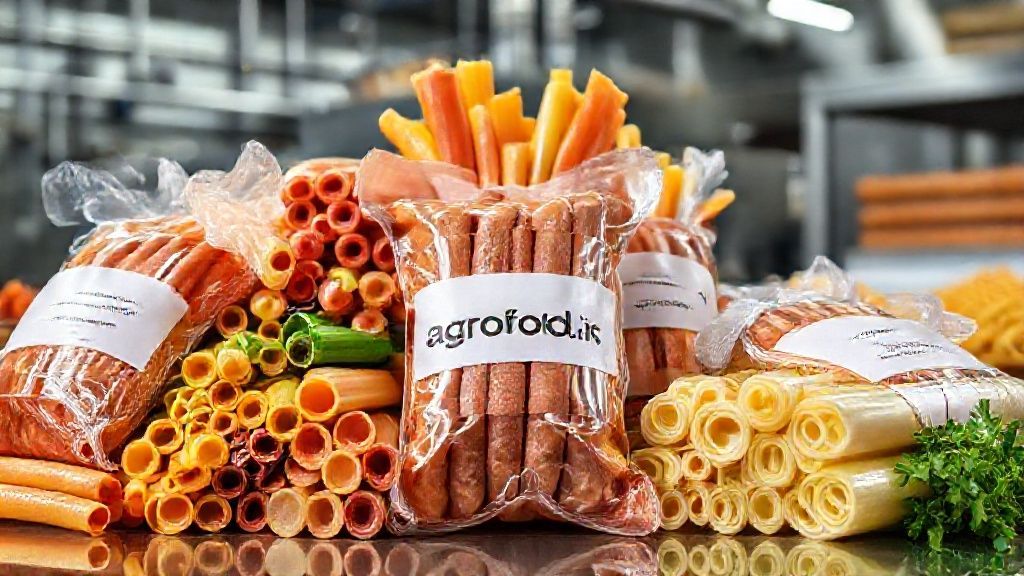 انواع پوشش سوسیس در بسته‌بندی عمده