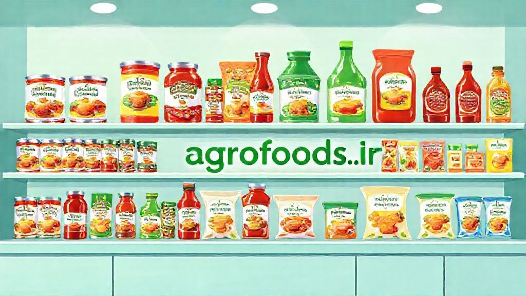 محصولات بسته‌بندی شده غذایی با برندهای معتبر