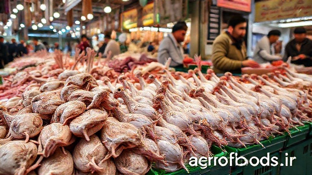 گوشت کبک تازه در بازار مشهد