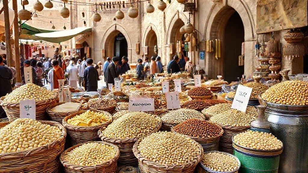 بازار پویا و متنوع فرآورده‌های کنجدی در یزد