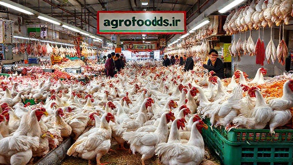 بازار پر جنب و جوش مرغ در مشهد