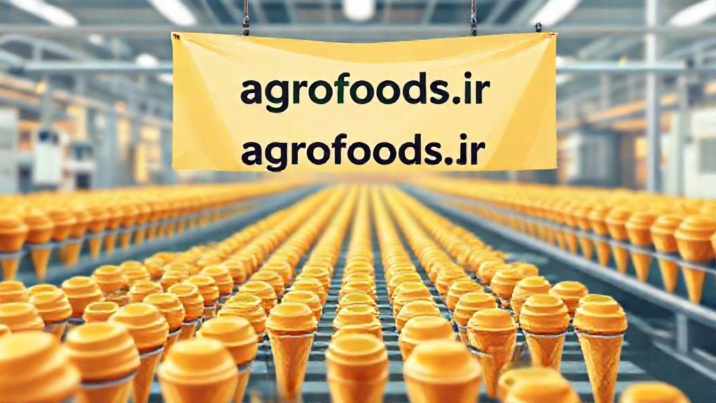 خط تولید صنعتی نان بستنی