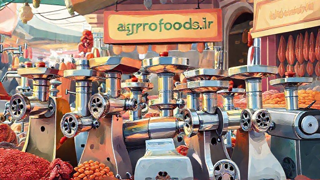 چرخ گوشت های صنعتی و نیمه صنعتی در محیط کارگاهی
