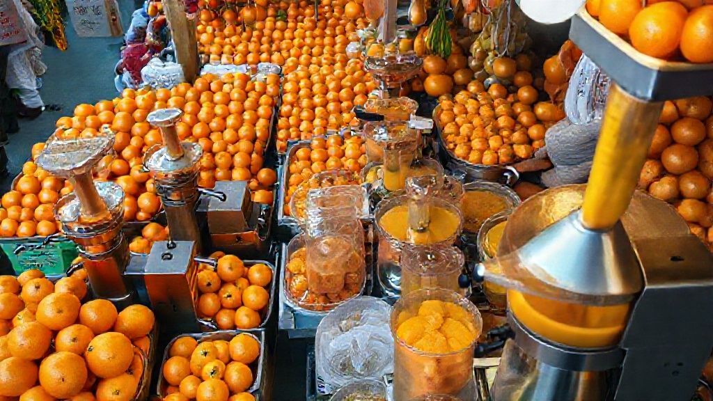 بازار پرجنب‌وجوش تهران و عرضه میوه‌های تازه