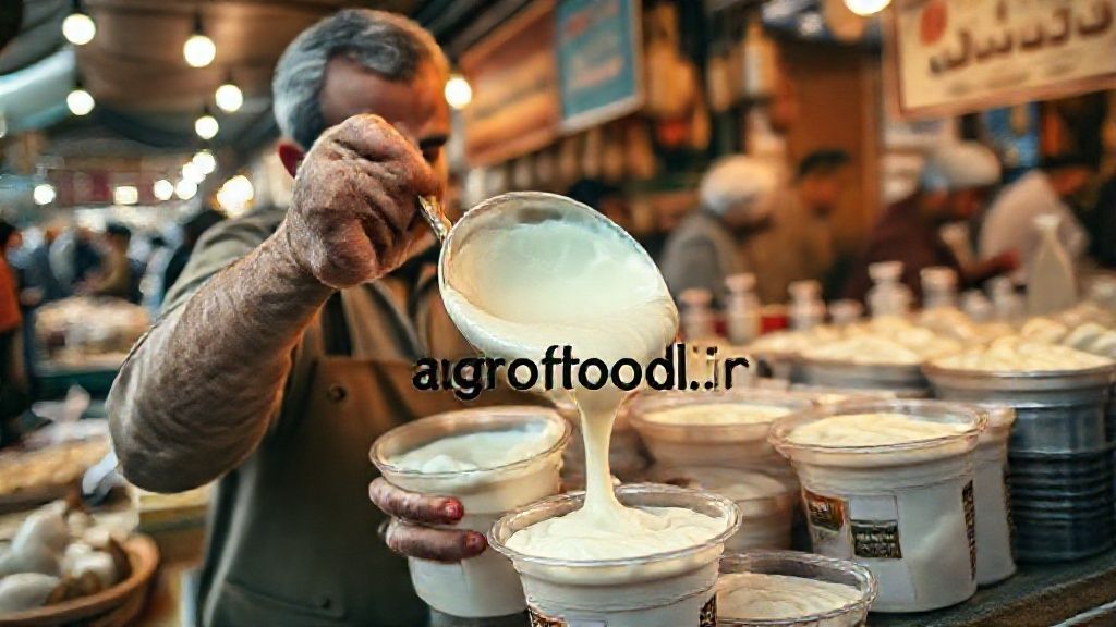 بازار پرجنب و جوش خرید و فروش خامه صبحانه سنتی در تهران