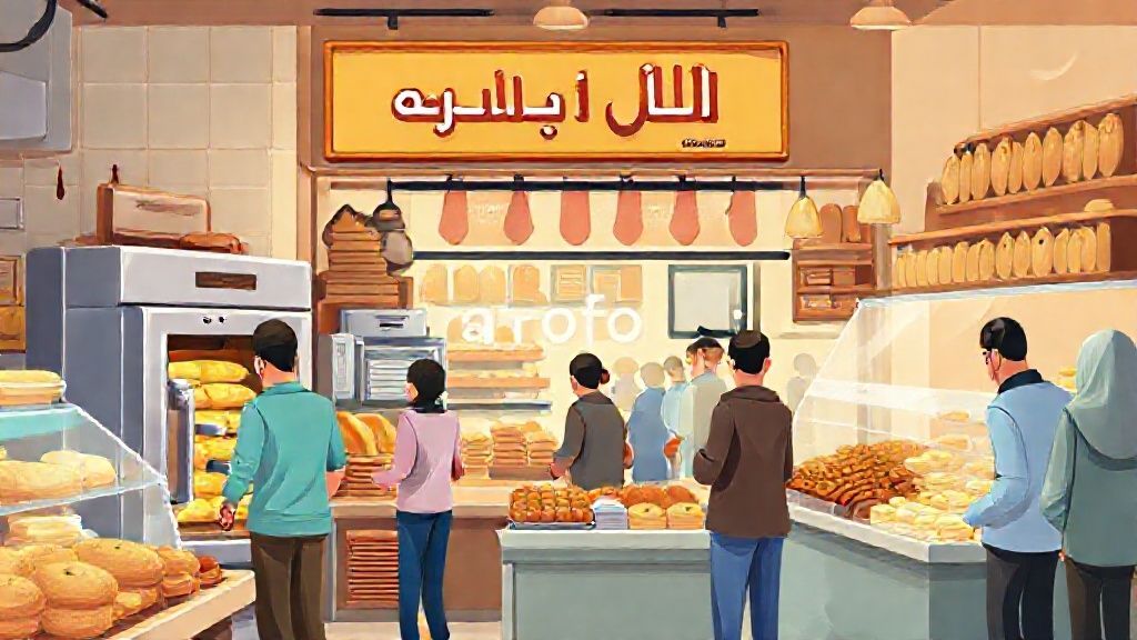 نانوایی فعال و شلوغ در مشهد