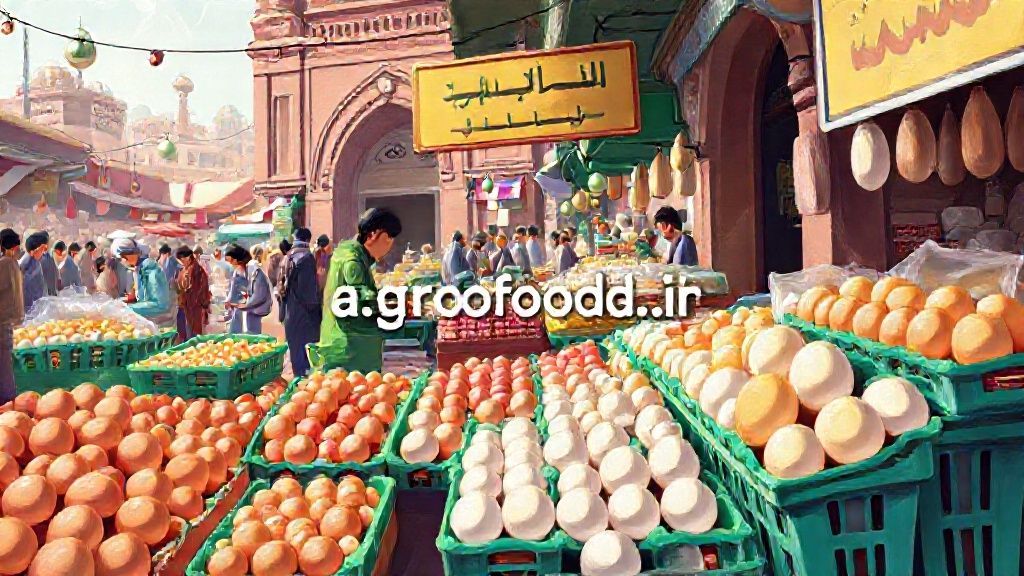 بازار پر جنب و جوش تخم مرغ در تهران