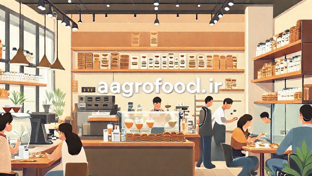 کافه مدرن و شلوغ